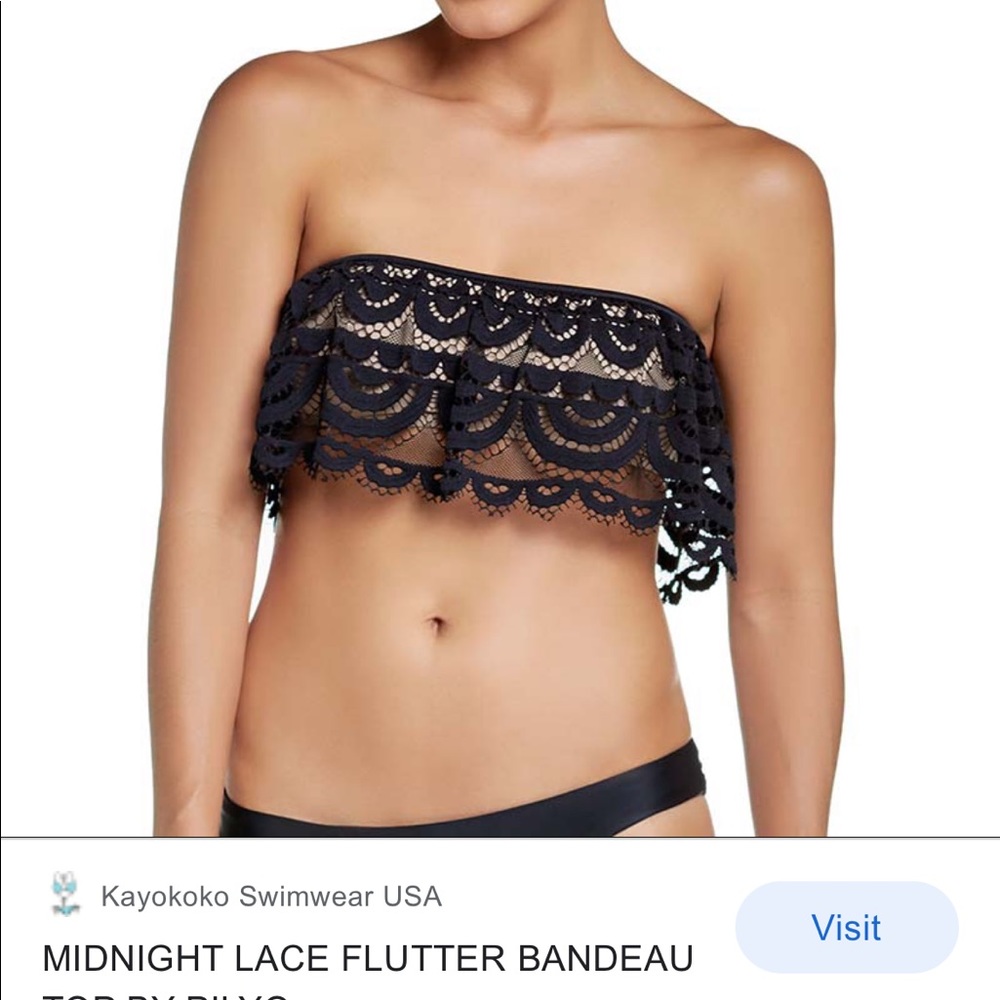 NWT Noah Lace Flutter Bandeau